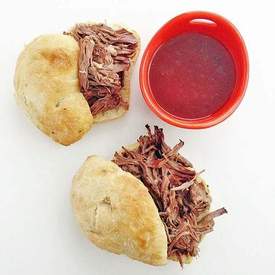 Crock pot Shredded French Dip