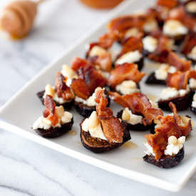 Goat cheese stuffed figs