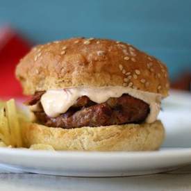 Stuffed Chipotle Bacon Cheese Burgers