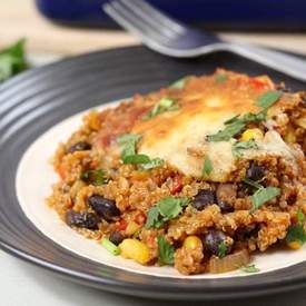 Mexican quinoa bake