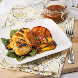 Chipotle-Peach Grilled Chicken