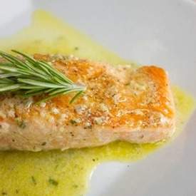 Pan Seared Salmon with Citrus Sauce