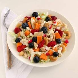  Chicken Salad with Fruit, Nuts and Sweet Potato