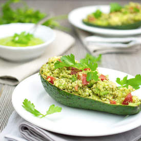 Bulgur and Avocado Cup Salad