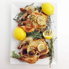 Lemon Herb Game Hens