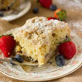 Mixed Berry Coffee Cake