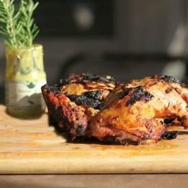 Grilled Chicken with Lemony, Tarragon Mustard