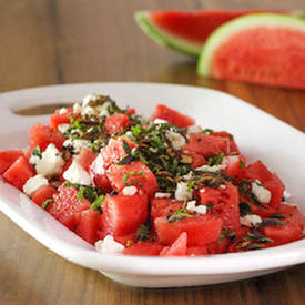 Watermelon & Feta Salad with Verjus