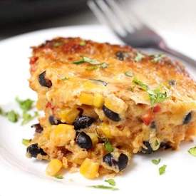 Slow cooker Mexican casserole