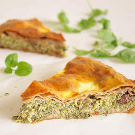 Greek Zucchini-Spinach Pie
