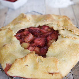 Gluten Free Strawberry Rhubarb Tart