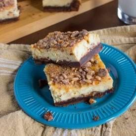 Toffee Cheesecake Bars