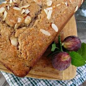 Fresh Fig and Almond Quick Bread