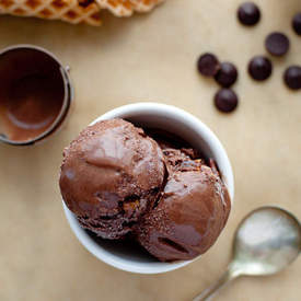 Chocolate Candied Bacon Ice Cream