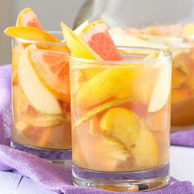Peach Grapefruit Sangria