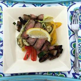 Grilled Salad with Skirt Steak