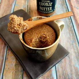 Cinnamon Cookie Butter Mug Cake