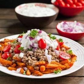 Loaded Sweet Potato Fries