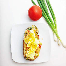 Stuffed Breakfast Potatoes