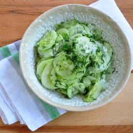Cucumber and Dill Weed Salad