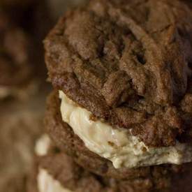 Chocolate Peanut Butter ICe Cream Sandwiches