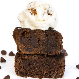 Gluten Free Chocolate Chip Beet Brownie