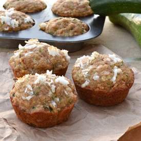 Coconut Zucchini Muffins