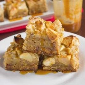 Caramel Apple Blondies