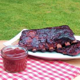 Roasted Strawberry BBQ Sauce