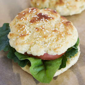 Gluten Free Sesame Hamburger Buns