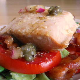 Salmon BLT Stacks