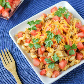 Crockpot Cheeseburger Casserole