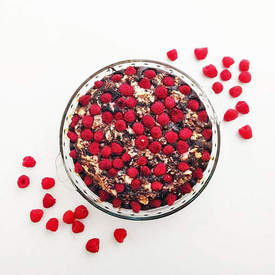 Raspberry Cream Cheese Brownie Cake