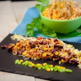 Kidney beans and corn