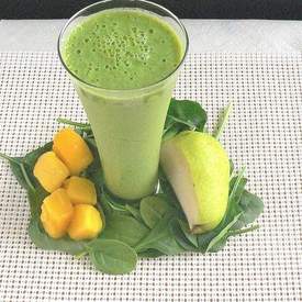 Pear Spinach Mango Smoothie