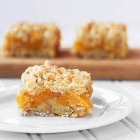 Peach Cobbler Bars