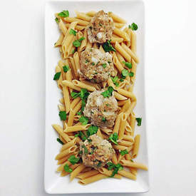 Turkey Picatta Meatballs