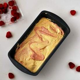 Raspberry Swirl Pound Cake