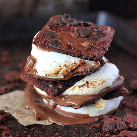 Brownie Brittle Smore's