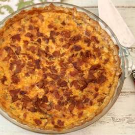 Bacon and Vegetable Egg Pie