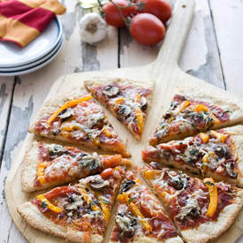 Gluten Free Summer Veggie Pizza