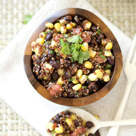 Tomato and Black Bean Quinoa Salad