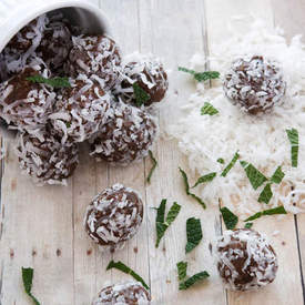 Mint Chocolate Power Balls