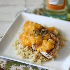 Peach Mango Grilled Chicken 