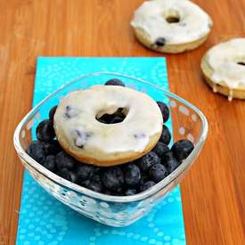 EASY Blueberry Donuts