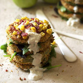 â€œFriedâ€ Green Tomato Stack