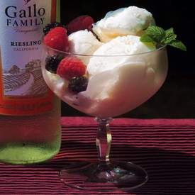 White Wine Ice Cream