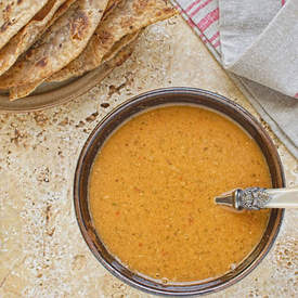 tomato, lentil and tamarind soup