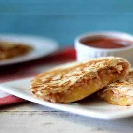 Cheesy Brown Rice Quesadillas