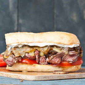 Grilled Flank Steak Sandwiches